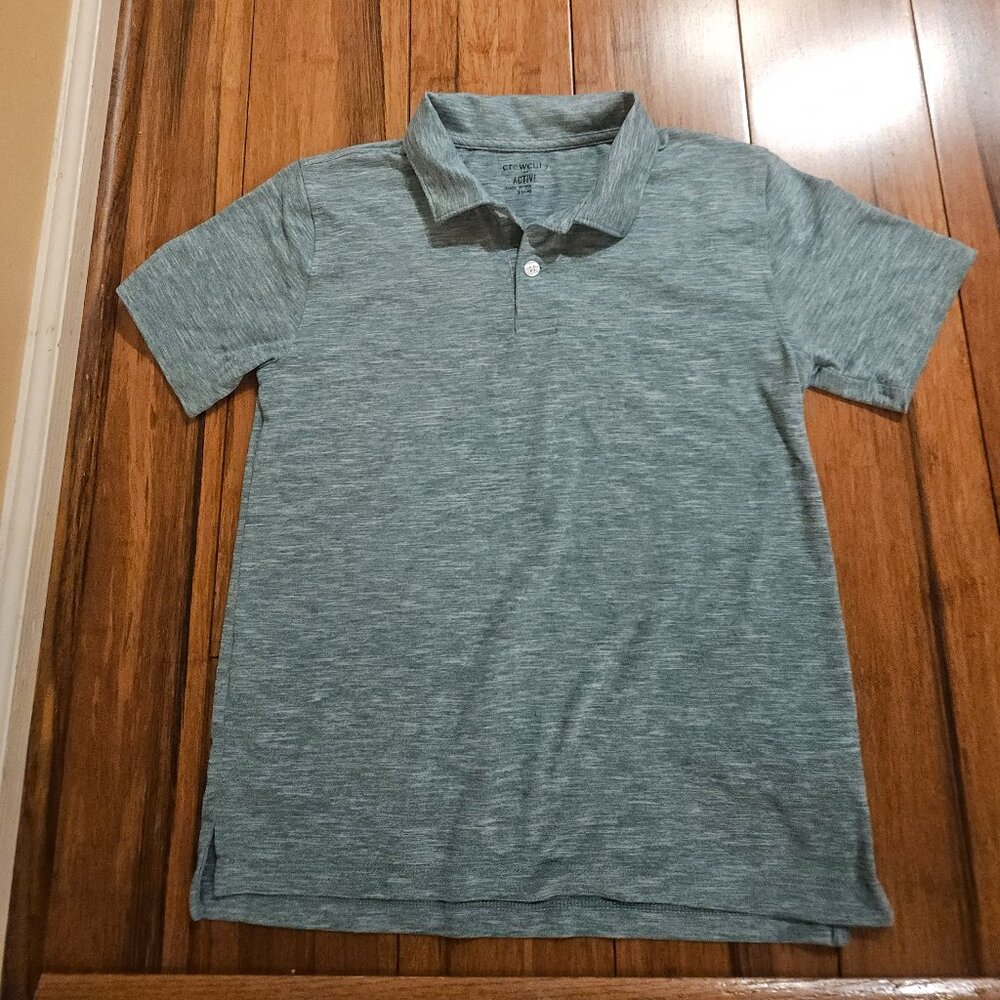 J.CREW FOR KIDS, BOYS LARGE (10-11) COLLARED TEE, ("CREWCUTS")